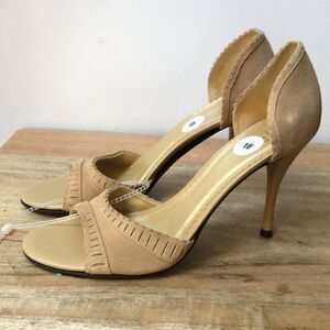 BCBG Suede Heel Sandals 